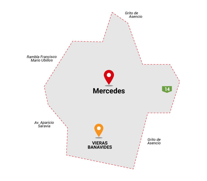 Mercedes mapa
