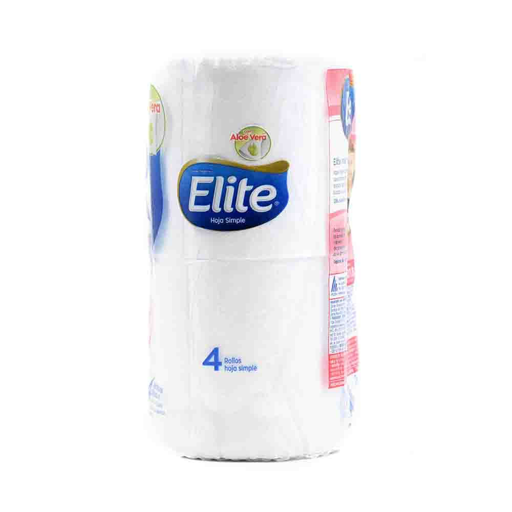 Papel Higienico Elite Hoja Simple 30 Mts X 4 Rollos 5 1779