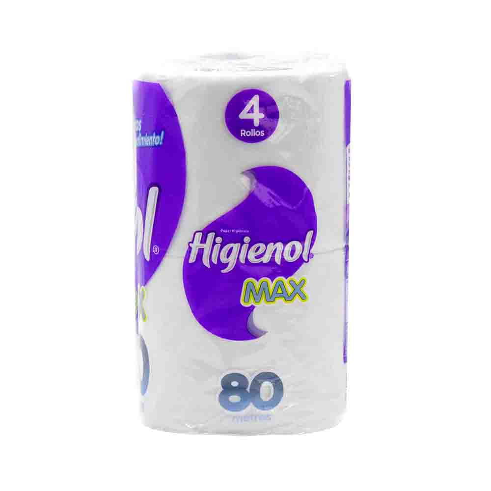 Papel Higiénico X4 Higienol Max Plus 80 Mts Tatauy