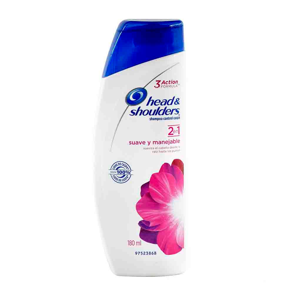 Shampoo2En1HeadShouldersSuaveYManejable180Ml12460