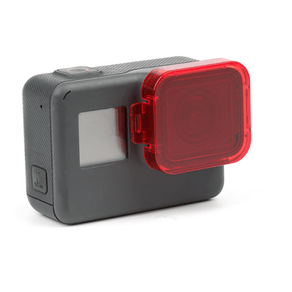 Filtro Compatible Camara Gopro Rojo Buceo Hero 5 6 7