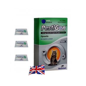 Antipulgas Externo Pestigon para Gatos 3 Pipetas