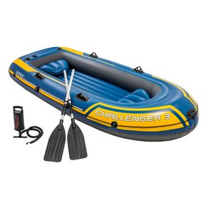 INTEX BOTE GOMÓN INFLABLE CHALLENGER 3 PERSONAS SET