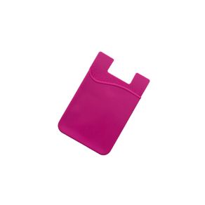 Portadocumentos Adhesivo Para Celular Fucsia - Market
