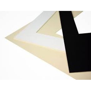 Paspartu Paspartou Passepartout autentico americano para enmarcardo de cuadros 81*101cms color Blanco