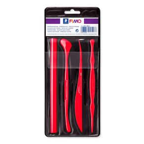 Set de Herramientas para modelado de arcilla polimerica FIMO 8711 WP4-1 set de 4 estecas de 18cms.