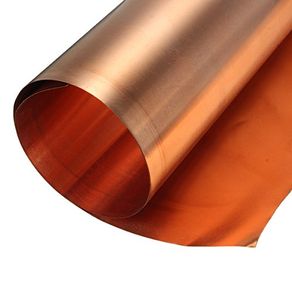 Chapa o lamina de cobre blanda para repujar de 0.2 mm. de 50*30cms.