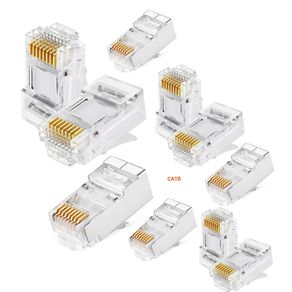 Fichas Conector Rj45 Cat6 Armado Cables De Red - Bolsa X10