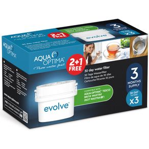 Filtros Aqua Optima Evolve Pack 3 Unidades X30 Días Repuesto