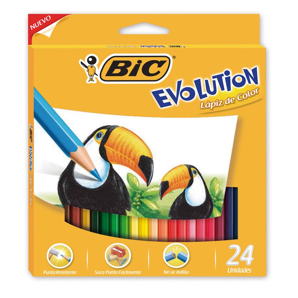 colores bic evolution 24
