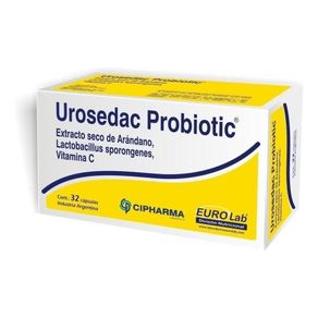 Urosedac  Probiotic 32 Capsulas