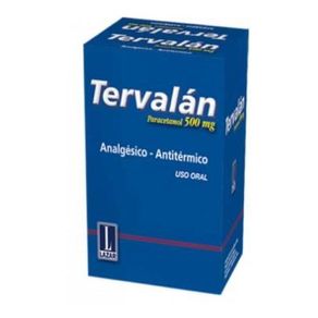 Tervalan 500 Mg 100 Comprimidos | Paracetamol