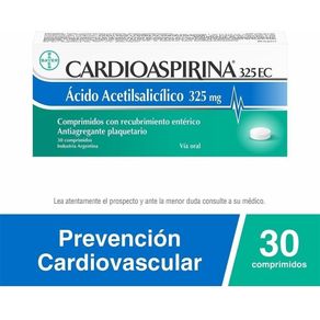 Cardioaspirina 325 Mg X 30 Comprimidos