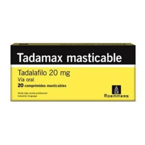 Tadamax Masticable  20 Mg 20 Comprimidos