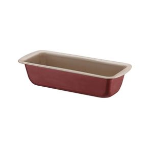 Molde Tramontina Teflon Pan Budinera Roja 26 Cm