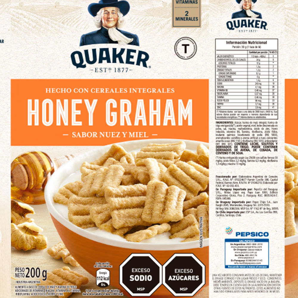 CerealesHoneyGrahamQuaker200G2491