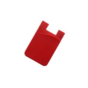 Portadocumentos Adhesivo Para Celular Rojo - Market