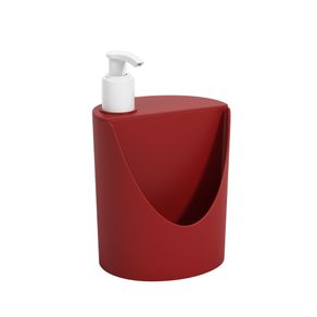 DISPENSADOR JABON 600ML ROMEO Y JULIETA ROJO BOLD