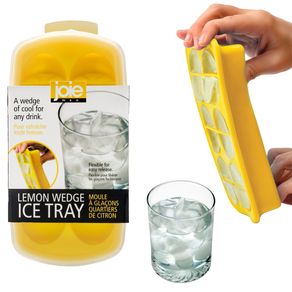 Cubetera De Hielo Forma Limon Flexible C/ Tapa Joie