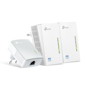 Adaptador Powerline AV500 TP-LINK TL-WPA4220T 300 Mbps WiFi (KIT 3 Unidades)