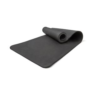 Colchoneta Para Yoga Mat Pilates 10mm Negra Reebok Supergym